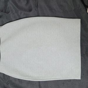 Maison Jules heather grey pencil skirt